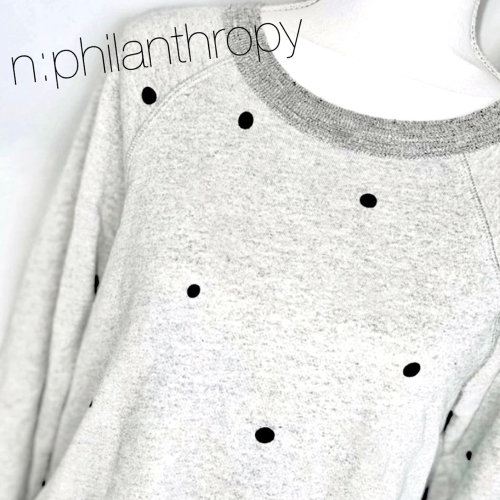 N:PHILANTHROPY Polka Dot Sweatshirt, Sz M
